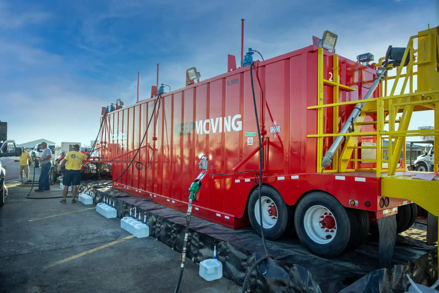 Mobile fuel station